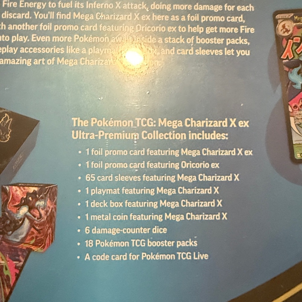 Pokemon Mega Charizard X EX Ultra Premium Collection Box BNWT - Picture 3 of 3